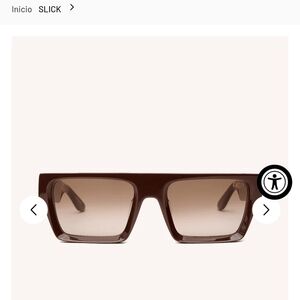 DEZI Men's Rectangular Sunglasses in Brown